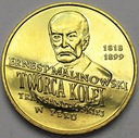 2 zł, złote 1999 Ernest Malinowski Peru