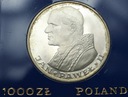 1000 zł złotych 1982 Jan Paweł II LUSTRZANKA