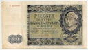 1940 500 zł Pięćset Złotych seria A Góral