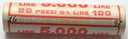 Watykan LOT 50 x 100 Lirów 1997 ROLKA RULON nr 60