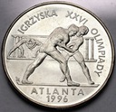 2 zł, złote 1995, Atlanta Zapasy POŁYSK POLECAMY