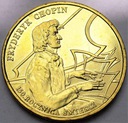 2 zł, złote 1999 Fryderyk Chopin Szopen POŁYSK