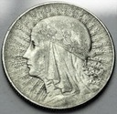 5 zł złotych 1933 Głowa kobiety, Polonia, babka