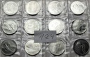 Watykan LOT 12 x 100 Lirów MENNICZE Z ROLKI nr 124