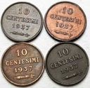Zestaw San Marino LOT 4 x 10 Centesimi 1937 nr 134