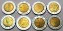 Zestaw San Marino LOT 8 x 500 Lirów MIX nr 154