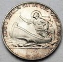 Watykan 5 Lirów 1940 Pius XII