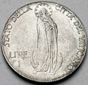 Watykan 1 Lir Lire 1941