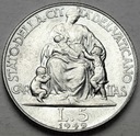 Watykan 5 Lirów 1949 Pius XII