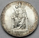 Watykan 10 Lirów 1937 Pius XI