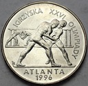 2 zł, złote 1995, Atlanta Zapasy Połysk Polecamy