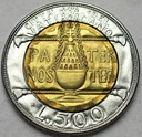 Watykan 500 Lirów 1993 Jan Paweł II