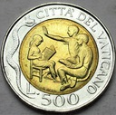Watykan 500 Lirów 1996 Jan Paweł II