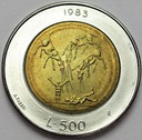 San Marino 500 Lirów 1983