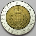 San Marino 500 Lirów 1987