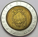 San Marino 500 Lirów 1988