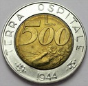 San Marino 500 Lirów 1991