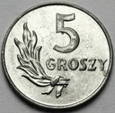 5 gr, pięć groszy 1949 ALUMINIUM