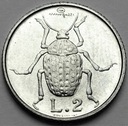 San Marino 2 Liry Lire 1974