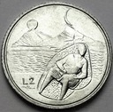 San Marino 2 Liry Lire 1976