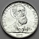 San Marino 2 Liry Lire 1972