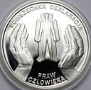 10 zł złotych 1998 Deklaracja Praw Człowieka