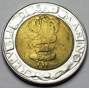 San Marino 500 Lirów 1995