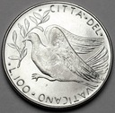 Watykan 100 Lirów 1977 Paweł VI