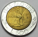 San Marino 500 Lirów 1995