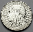 10 zł złotych 1932 Głowa kobiety, babka, Polonia