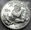 Fabulous 2007, 1 oz uncja srebra 10 juanów Panda