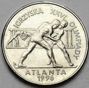 2 zł, złote 1995, Atlanta Zapasy