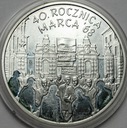 10 zł złotych 2008 40 rocznica marca '68