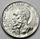 Watykan 20 Centesimo 1940 Pius XII