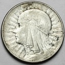 5 zł złotych 1934 Głowa kobiety, Polonia, babka