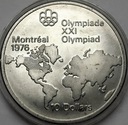 Kanada 10 Dolarów SREBRO 1976 Montreal