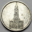 Niemcy 5 marek 1934 Wieża Kościół SREBRO
