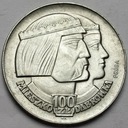 PRÓBA 100 zł 1966 Mieszko Dąbrówka Głowy SREBRO