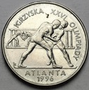 2 zł, złote 1995, Atlanta Zapasy