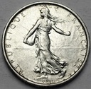 Francja 5 Franków 1962 Siewka SREBRO