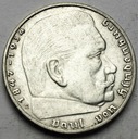 Niemcy 2 marki 1937 Hindenburg ŁADNA SREBRO