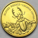 2 zł, złote 1997 Jelonek Rogacz BARDZO ŁADNA