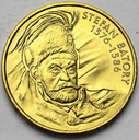 2 zł, złote 1997 Stefan Batory BARDZO ŁADNA