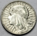 5 zł złotych 1932 Głowa kobiety, Polonia, babka