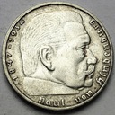 Niemcy 2 marki 1937 Hindenburg SREBRO