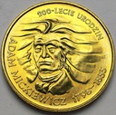 2 zł, złote 1998 Adam Mickiewicz