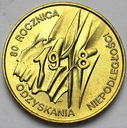 2 zł, złote 1998 Niepodległość