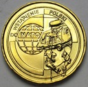 2 zł, złote 1999 Wstąpienie Polski do NATO