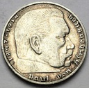Niemcy 2 marki Niemcy 1939 Hindenburg SREBRO