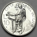 Watykan 10 Lirów 1986 Jan Paweł II